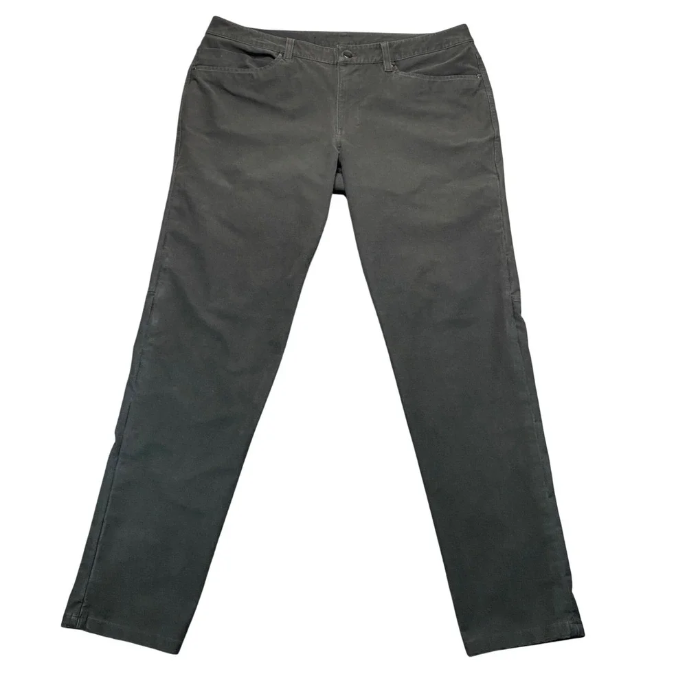Lululemon ABC Pant Classic Black Mens 36x32 Five Pocket